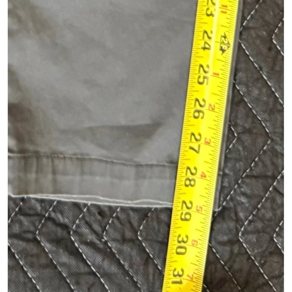 Banana Republic Slim Chino Pants Mens 34x32 Grey Stretch Cotton Twill Trousers